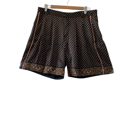 Scotch & Soda Pleated Silky Shorts Women's Size L/12AU Raffia Town Ultralight Elegant (**Brand New** RRP $149.95)