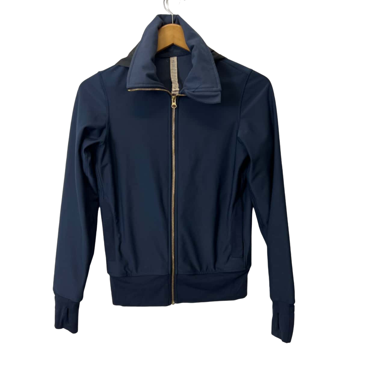 Lululemon Size 2 Front Zipper Navy Blue jacket (s)