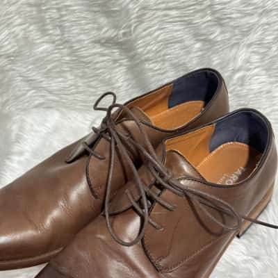 Tarocash Mens Leather Shoes Size 11 Brown
