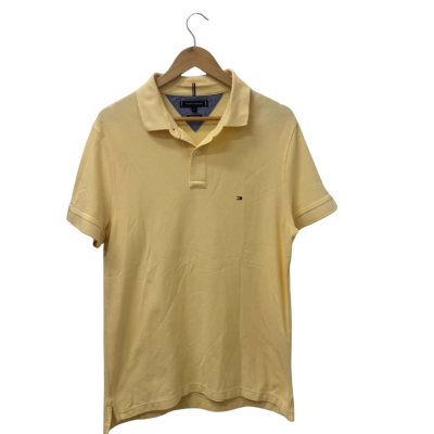 Tommy Hilfiger Mens  Size XL Polo Shirt Yellow 