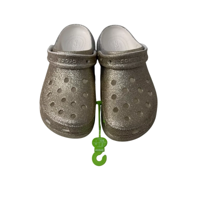 BNWT Crocs  Size 38/39 Sandals Gold/Silver