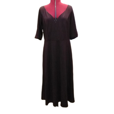 City Chic Womens  Size XS Midi Dress Maroon 