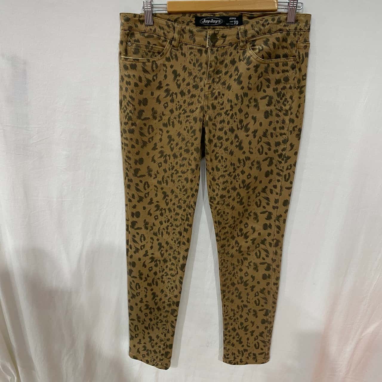 Womens Jay Jays Size 10 Brown/Animal 