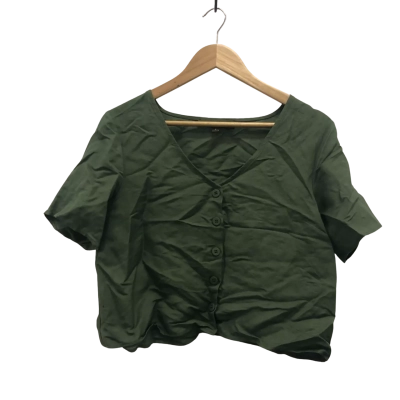 Princess Highway Womens  Size 8 Short Sleeve Top Green 