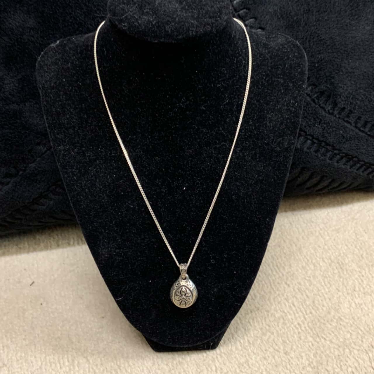 Sterling Silver Necklace Vintage 40cm Real 925 Sterling Silver