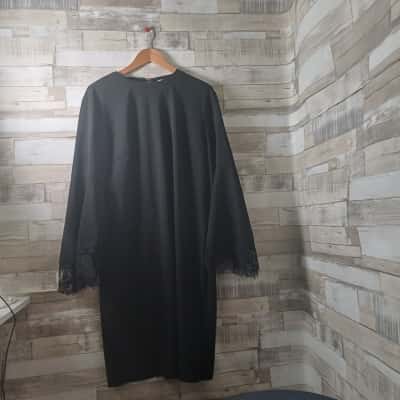 Mai et Vous Womens Black Long Sleeve Dress - XL