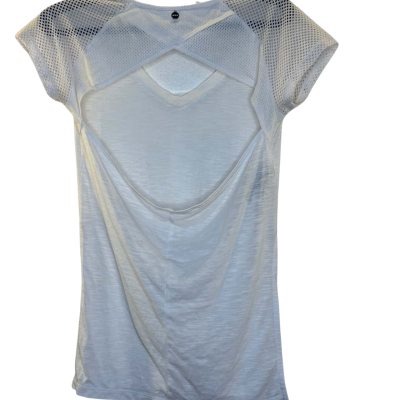 Lorna Jane Womens  Size S Short Sleeve Shirt White 