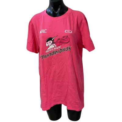Adelaide thunderbirds  Size XL Short Sleeve Top Pink  