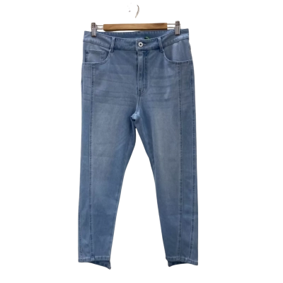 Halara Womens  Size M Petite Skinny Jeans Light Blue 