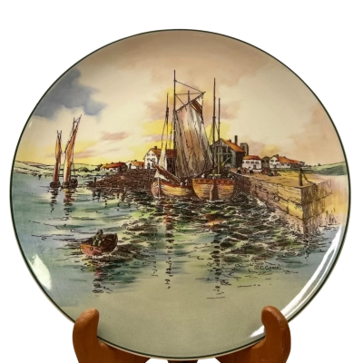 Royal Doulton England Home Waters D.6434 Display Plate
