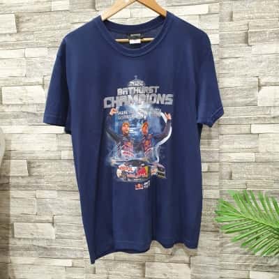  Mens  Size L Short Sleeve T-shirt Blue / Multicoloured / Other 