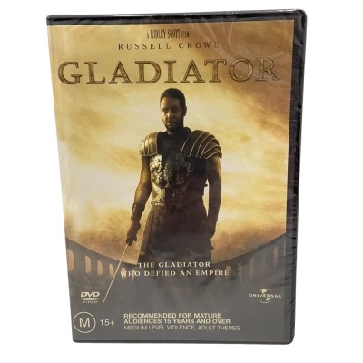 DVD - Gladiator - The Gladiator Who Defied An Empire - Russell Crowe