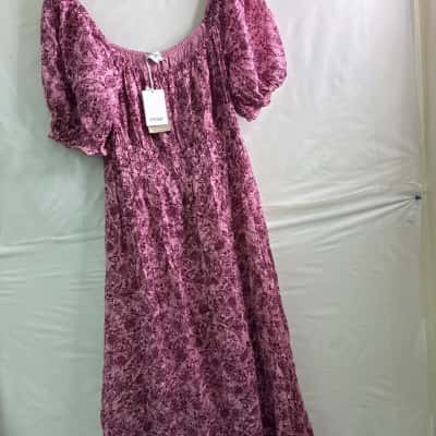 Piper Womens Size 16 Maxi Dress Floral / Pink BNWT