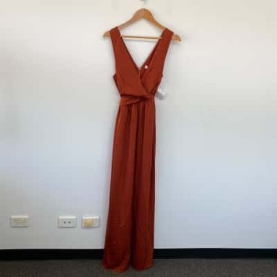 CHANCERY Copper Wesley Maxi Dress Size 12 