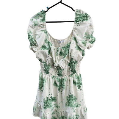 You + All Womens white & green dress Size 18 