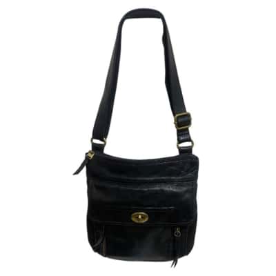 Fossil Womens Cross Body Bag Black  