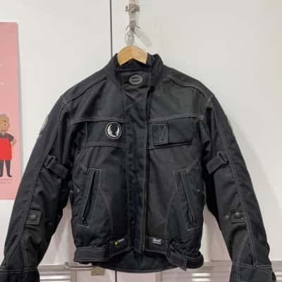 Belstaff  Size 14 Biker Jacket / Performance Jacket Black  / Silver 