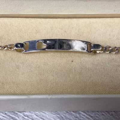  Sterling silver ID bracelet 