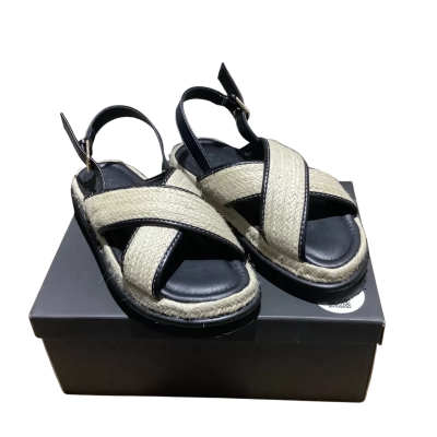 Sportsgirl Womens  Size 38  Sandals Black  RRP $79.95