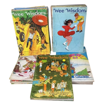 Vintage 1970s WEE WISDOM Magazines 