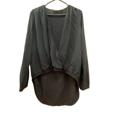 Sass & Bide Womens  Size 10 Long Sleeve Shirt Black  