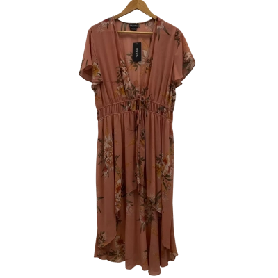 City Chic Women's Gypsy Jacket Dress Size S Floral / Pink  RRP$120