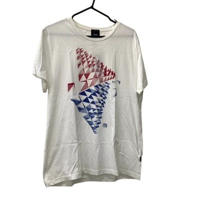 Hugo Boss Mens  Size XL Short Sleeve Shirt White 