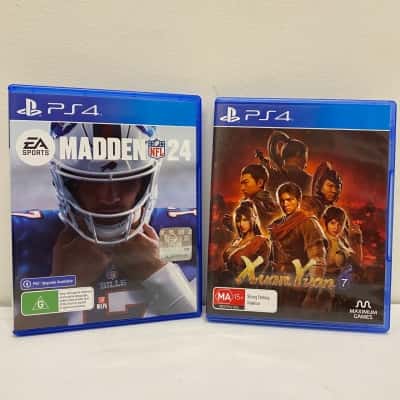 Madden 24 and Xuan Yuan 7 PS4 games