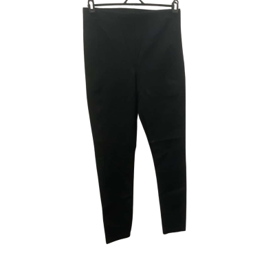 Womens Witchery Size M Elastic Waist Slim Fit Pants Black  