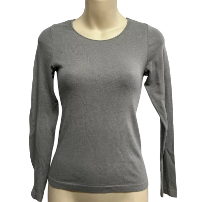 Oysho Womens Size M Grey/Khaki Shirt 