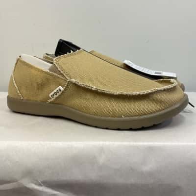 Crocs Santa Cruz Mens Size 9 Loafers Khaki 