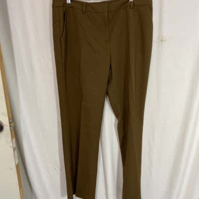 BNWT Forcast Womens Brown Slim Pants Size 16