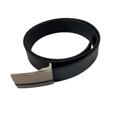 BUCKLE 1922 Mens Leather Belt Size 34 Black  