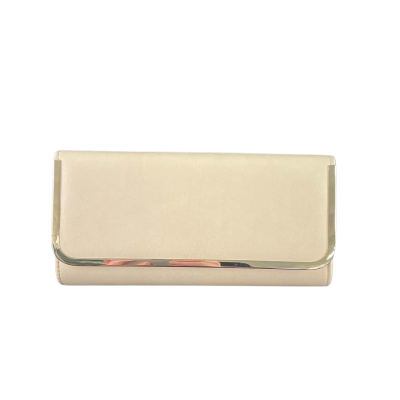 Colette Hayman  Womens Clutch Beige/gold-tone