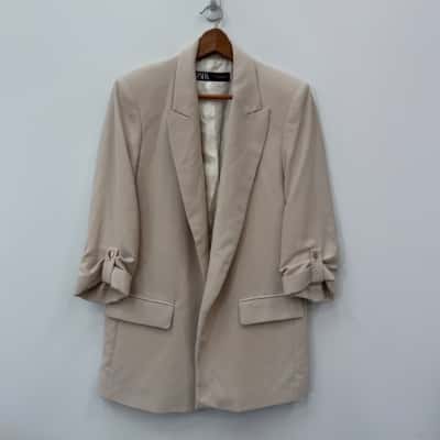 Zara Cream Blazer - Size L  