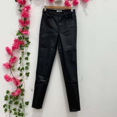 Ziggy Denim Womens Swizzlestick Skinny Leg Pants Size 24 Black  