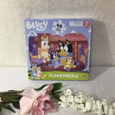 Crown Bluey 46 Piece Floor Puzzle (new)