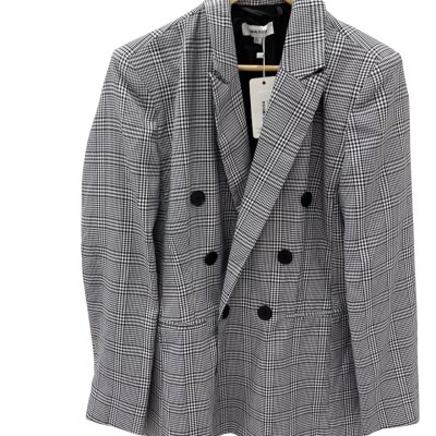Maxim Womens  Size XL Suit Jacket Black  / Checked / White 