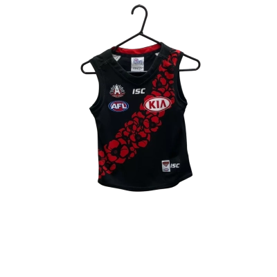 AFL Essendon Bombers Anzac Jersey Size 8
