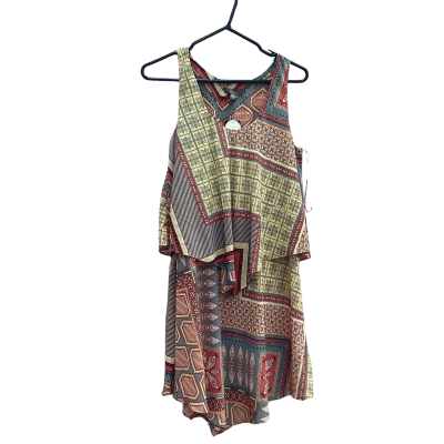 Katies Womens Size 10 Eastern Wonder Print Sleeveless Dress