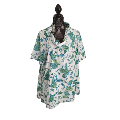 Autograph Womens  Size 20 Short Sleeve Top Floral / White BNWT