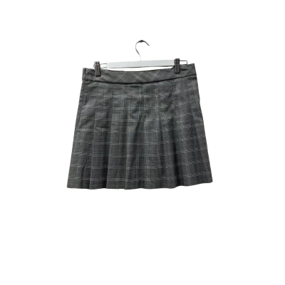 Uniqlo Womens Medium Mini Skirt Black  / Blue / Checked 
