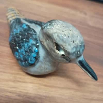 Kingfisher Clay Figure - Signed
