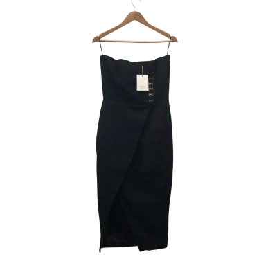 Misha Collection Womens  Size 10 Midi Dress Black  BNWT