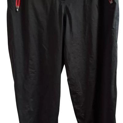 New with tag Men's Size M Track Pants Black / Red waterproof and weather proof