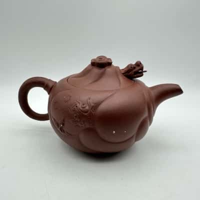Gorgeous Yixing Zisha Clay Dragon Teapot