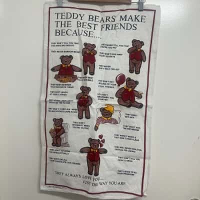 Decorative Tea Towel - Teddy Bear