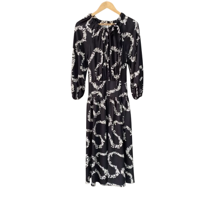 Zimmermann Womens  Size 0 Maxi Dress Black  / Pattern 