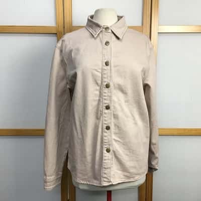 Karen Millen Womens  Size 10 Coloured Denim Button Jacket