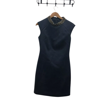Vince Camuto Womens  Size 2 Mini Dress Navy Blue 